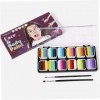 minkissy 1 Set Peinture Pour Le Visage Top Coat Kit De Maquillage Kit Activé Par LEau Peintures Pour Adultes Peinture Pour E