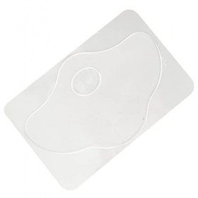 Patch en Silicone pour Vergetures, Réutilisable, Lavable, Respectueux de la Peau, Coussinet Abdominal en Silicone, Léger, Por