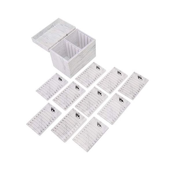 Boîte de cils-10 couches exquises boîte de rangement de faux cils greffe organisateur de boîte dextension de cils
