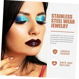 DOITOOL 2 Ensembles DOutils De Bijoux De Corps Outil De Perçage Du Nez Kit De Perçage Des Lèvres Kit De Perçage Du Nez Cerce