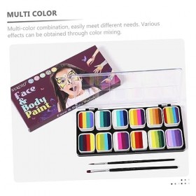 FRCOLOR 1 Ensemble Peinture Pour Le Visage Top Coat Kit De Maquillage Peinture Pour Adulte Palette De Peinture Pour Le Maquil