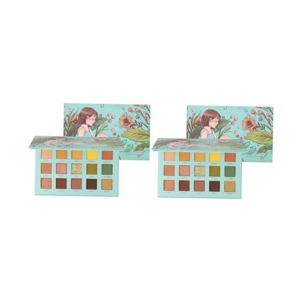 FOMIYES 2 Pcs Maquillage Fard À Paupières Fard À Paupières Pailleté Fard À Paupières Crème Brillant Fard À Paupières Mat Fard