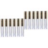 minkissy 36 Pièces Tubes De Brillant à Lèvres Accessoires De Maquillage Contenant De Glaçage à Lèvres Tube De Rouge à Lèvres 