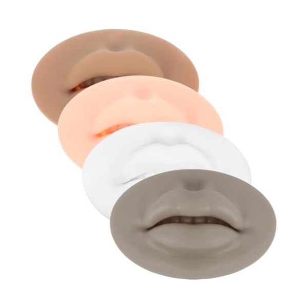 POPETPOP 16 Pièces Masque Pour Les Lèvres Module 3d Peau Du Visage Pour Le Pratique De La Peau De Modèle De Mannequin à Lèvre