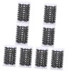 minkissy 48 Paires De Faux Cils 3d Cils Épais Faux Cils Croix Faux Cils Volume Cils Bande 3d Cils Bande Cils Maquillage Fibre