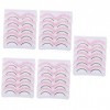 POPETPOP 25 Paires Faux Cils Colorés Faux Cils Réutilisables Cils Dhalloween Dramatiques Cils Pour Halloween Cosplay Faux Ci