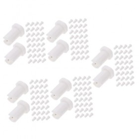 Angoily 500 Pièces Bouteille Colle Aiguille Anti-blocage Outils Cils Pour Extensions Cils Fournitures Dextensions Cils Scell