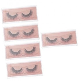 POPETPOP 5 Paires Faux Cils Faux Extensions De Cils Accessoire De Maquillage Dhalloween Cils Réutilisables Naturels Cils De 