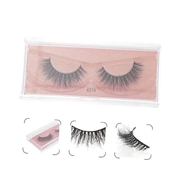 POPETPOP 5 Paires Faux Cils Faux Extensions De Cils Accessoire De Maquillage Dhalloween Cils Réutilisables Naturels Cils De 