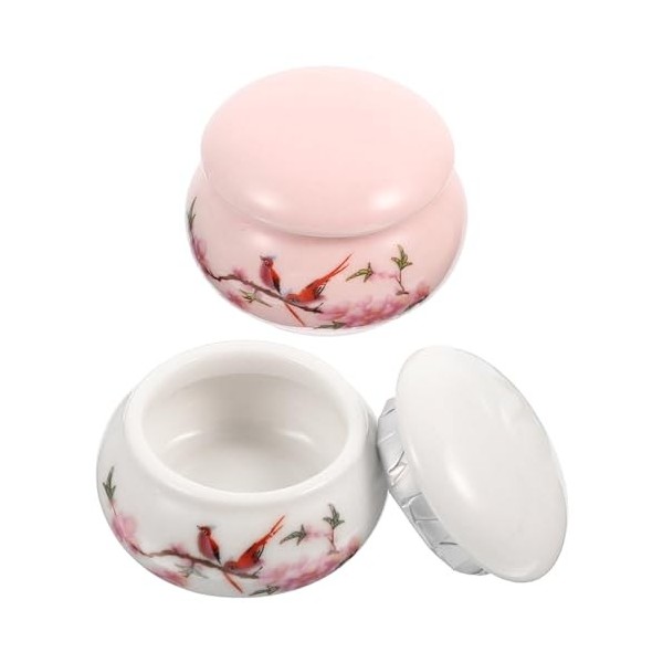 Beaupretty 6 Pièces De Poudre Pots De Crème De Voyage Mini Contenant Cosmétique Pots De Maquillage Conteneurs Déchantillons 