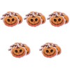 FOMIYES 24 Pcs Autocollant Citrouilles Décor Halloween Citrouille Trick Or Treat Stickers Citrouille Expression Decal Monstre