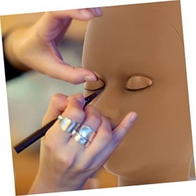 FRCOLOR 1 PC 4 Greffage Tête De Cils Modèle Kits De Maquillage Tête De Pratique De Maquillage Mannequin Mannequin Tête De Pou