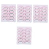POPETPOP 25 Paires Faux Cils Colorés Faux Cils Longs Faux Cils Dhalloween Cils Vaporeux Cosplay Faux Cils Faux Cils Réutilis