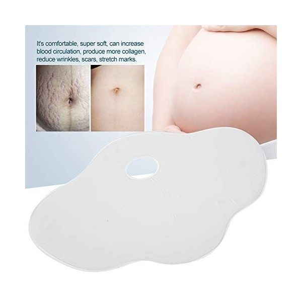 Coussinets de ventre en silicone réutilisables, coussinets destomac anti-rides pour le ventre Autocollants Traitement et pré