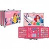 Lip Smacker Disney Princess Traincase pour Enfants, Coffret Cadeau de Maquillage de 40+ Pièces avec Gloss, Ombres à Paupières