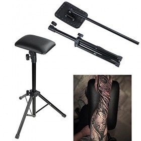 Tattoo Support pliable pour accoudoirs/repose-jambes réglable en hauteur de 65 à 125 cm Trépied de bras de tatouage