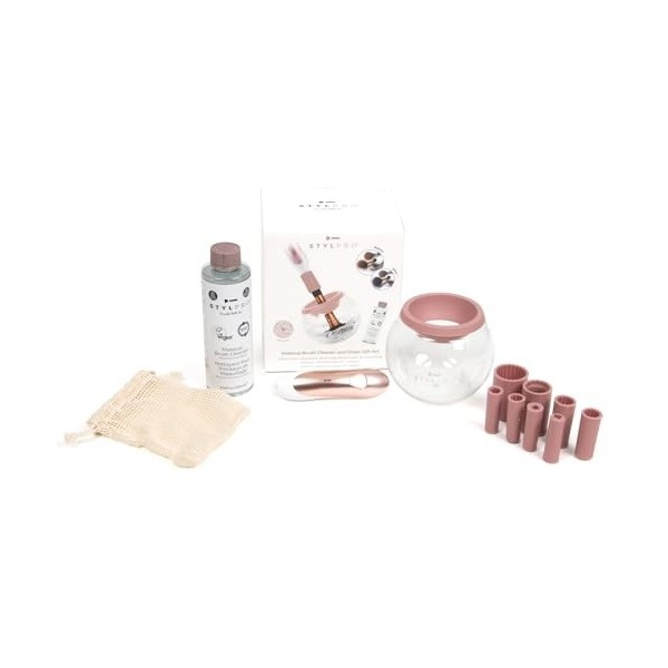 STYLPRO Coffret cadeau nettoyant et séchoir pour pinceaux de maquillage