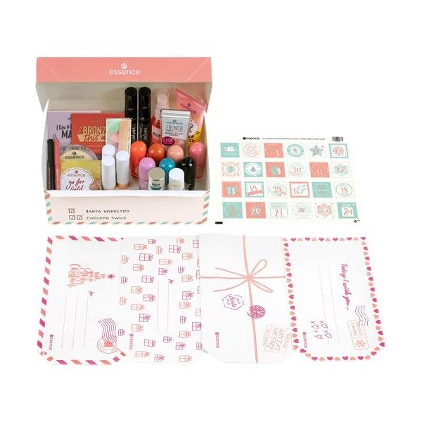 essence x-mas mail Calendrier à faire soi-même N° 02, multicolore, sans acétone, sans paraben, 1 pièce