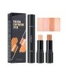 JMason Bâton Contour 2 en 1, Bâton Surligneur, Stylo Correcteur Contour Double Tête, Stylo Maquillage Imperméable, Maquillage