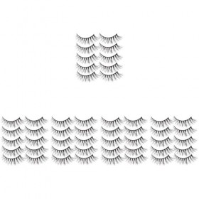 DOITOOL 50 Paires De Faux Cils Faux Cils Cils Naturels Cils Permanents Cils Artificiels Cils Adhésifs Cils Bande De Cils Band