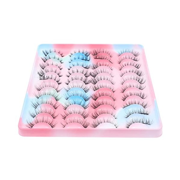 Mipcase 60 Paires De Cils Faux Cils Faux Cils Cils Bandes De Cils De Maquillage En Vrac Bandes De Cils En Vrac Cils Simples P