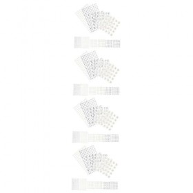 FRCOLOR 48 Feuilles Beauté Strass Décors De Maquillage Breloques En Strass Décalque De Bijoux De Autocollant De Cas De Téléph