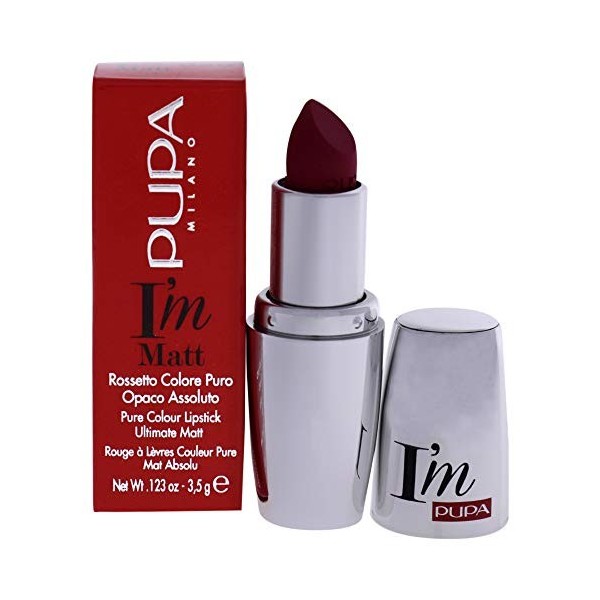 Pupa Milano I Am Matt Pure Color Rouge à Lèvres 050 Runway Fuchsia pour Femme 0,123 oz 1 Unité