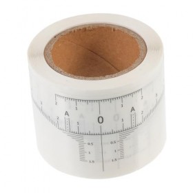 DOITOOL 3 Rouleaux Règle De Des Sourcils Lame Rasoir Etiquette Autocollante Positionner Femme Autocollants Blanche Se Réconci