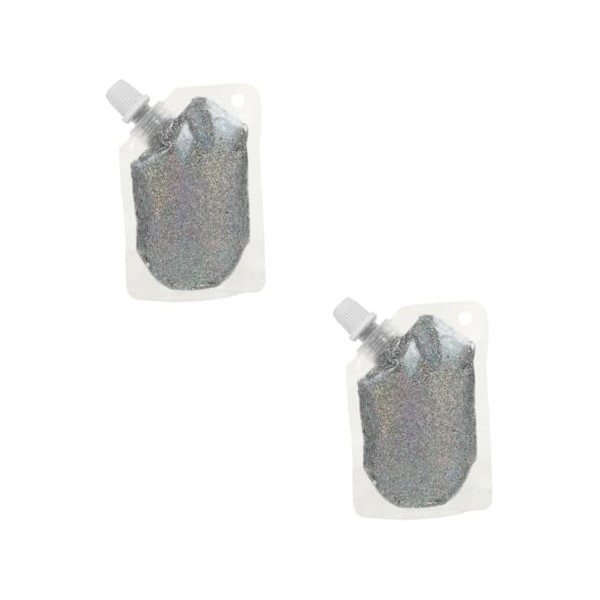 minkissy 5 Pièces 1 Corps Sequin Gel Maquillage Brishes Cosmetiquera Paillettes Paillettes Brillant Paillettes Cheveux Gel Sc