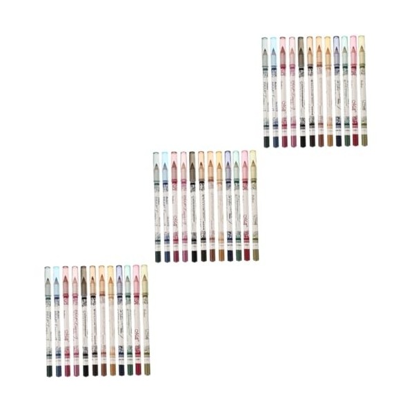 POPETPOP 3 Pièces 12 Crayons Eye-liner Flash Costume Eye-liner Scintillant Crayon Eye-liner Lèvres Eye-liner De Maquillage Cr