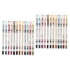 POPETPOP 3 Pièces 12 Crayons Eye-liner Flash Costume Eye-liner Scintillant Crayon Eye-liner Lèvres Eye-liner De Maquillage Cr