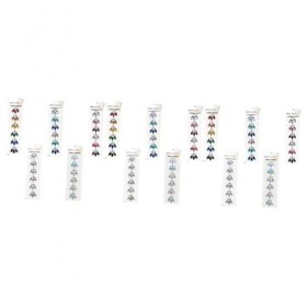 FOMIYES 15 Pièces Autocollants Autocollants Résine Autocollants Costume Autocollants Gemme Autocollants Autocollants Colorés 