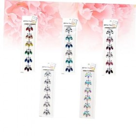 FOMIYES 15 Pièces Autocollants Autocollants Résine Autocollants Costume Autocollants Gemme Autocollants Autocollants Colorés 