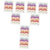 POPETPOP 35 Paires Faux Cils Extensions De Cils Bandes De Cils De Couleur Cils De Poupée Extension De Cils De Couleur Cils Dr