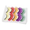 POPETPOP 35 Paires Faux Cils Extensions De Cils Bandes De Cils De Couleur Cils De Poupée Extension De Cils De Couleur Cils Dr