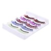 POPETPOP 25 Paires Faux Cils Colorés Articles De Toilette Grappes De Cils Extensions De Cils De Couleur Cils Artificiels Cils
