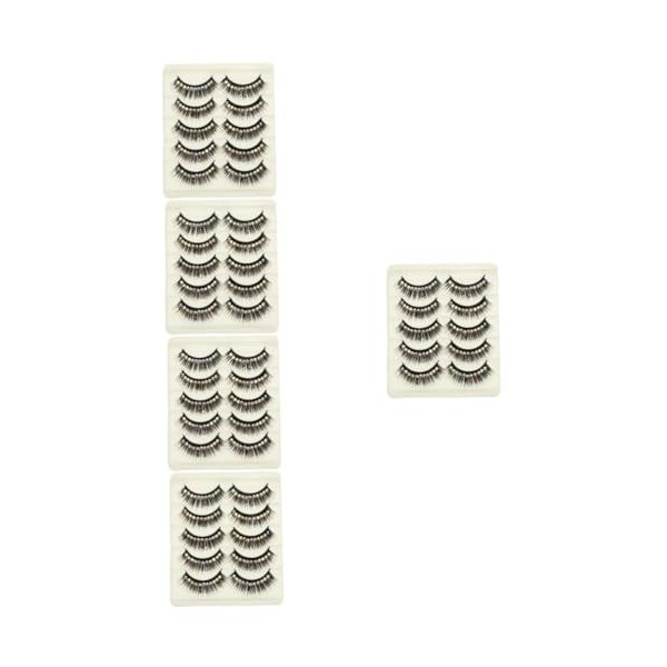 FRCOLOR 40 Paires Faux Cils En Diamant Faux Cils De Vison Cils Glamnétiques Cils Cosmétiques Cils Scintillants Artificiel Man