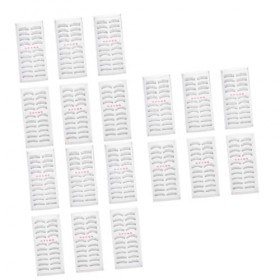 POPETPOP 180 Paires Faux Cils Accessoires De Maquillage Cils Faits à La Main Fil De Coton Manuel