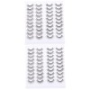 POPETPOP 40 Paires Faux Cils Artificiels Kit De Cils Costume Noir Costumes Pour Femmes Kit De Maquillage Trousse Dextension 