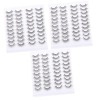 POPETPOP 40 Paires Faux Cils Artificiels Kit De Cils Costume Noir Costumes Pour Femmes Kit De Maquillage Trousse Dextension 