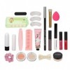 Coffret Cadeau de Maquillage 20 Pièces avec Fard à Paupières, Brillant à Lèvres, Blush, Kit Cosmétique Complet pour Débutants