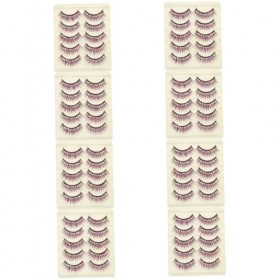 POPETPOP 40 Paires Faux Cils En Diamant Kit De Cils Magnétique Monalash Cils De Danse Latine Cils Vaporeux Femmes Cils De Vis