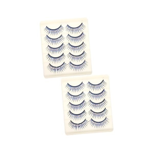 POPETPOP 40 Paires Faux Cils En Diamant Kit De Cils Magnétique Monalash Cils De Danse Latine Cils Vaporeux Femmes Cils De Vis