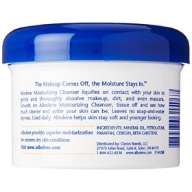 Albolene Crème démaquillante hydratante - Enrichie en vitamine A et E - Non parfumée - 175 ml