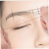 Angoily 16 Pièces Encre Motif Fil À Broder Règle Marquage Symétrique Sourcils Outil À Sourcils Microblading Encre À Sourcils 