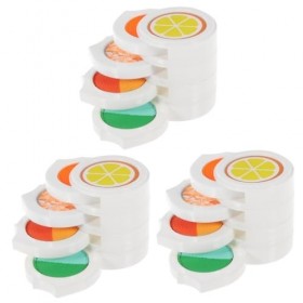 NUOBESTY 3 Pièces Palette De Maquillage De Peinture Pour Le Visage Contenants De Maquillage Vides Huile De Peinture Pour Le C