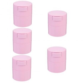 Didiseaon 5 Pièces Réservoir De Stockage De Colle Scellé Extension De Cils Colle Maquilleur Doit Avoir Un Récipient Hermétiqu
