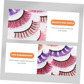 DOITOOL 5 Boîtes De Cils Colorés Faux Cils Colorés Cils Colorés Cosplay Maquillage Cils Faux Cils Maquillage Cils Pour Femmes