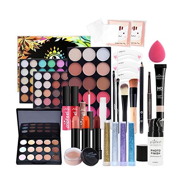 Coffret Maquillage, MKNZOME Kit Maquillage Femme Professionnel