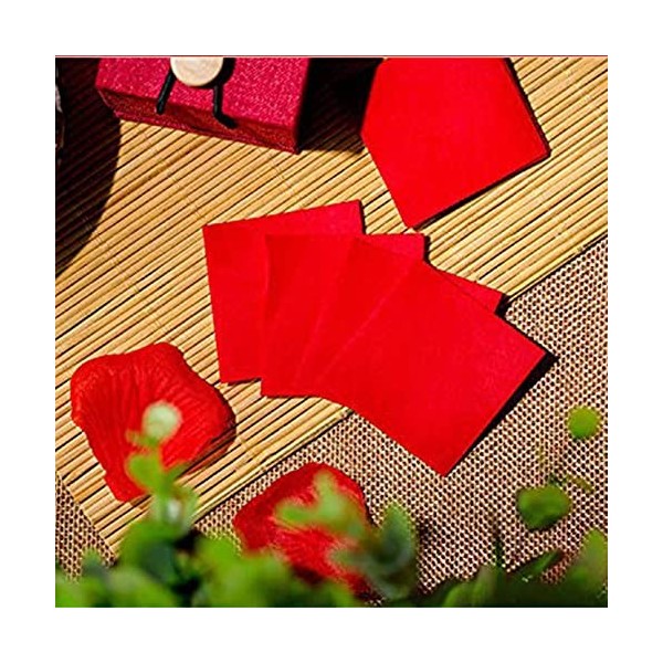 SHENGSHIYU 12 Pcs Ancien Style Chinois Rouge À Lèvres Papier Morsure Papier Classique Maquillage Rouge Rouge À Lèvres Hydrata